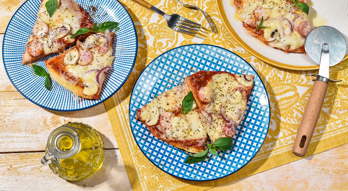 Пицца на кефире