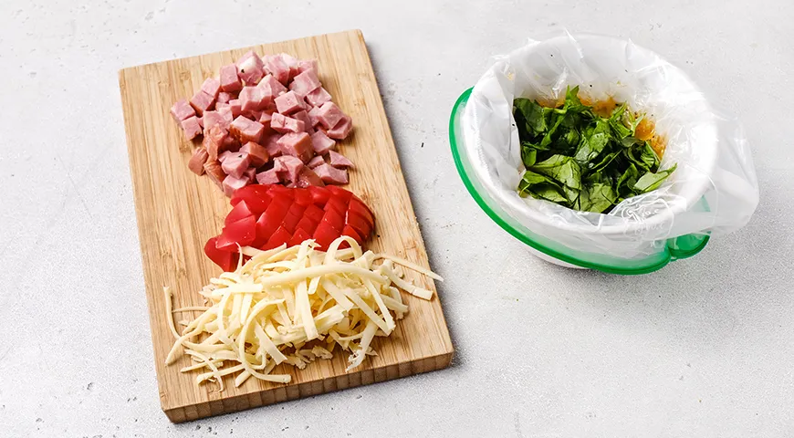 Омлет в пакете