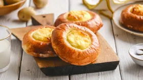 Ватрушки с картофелем и творогом