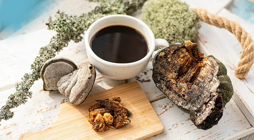 В Финляндии и Эстонии популярен «кофе из чаги» — напиток без кофеина