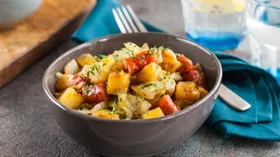Рецепты с овощами, сливочным маслом и колбасой