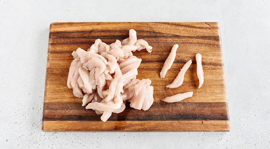 Лапша вок с курицей и овощами