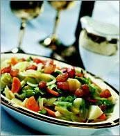 Овощи с салом по-голландски