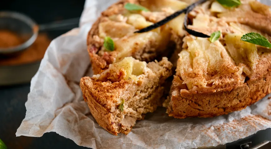 Рецепт шарлотки из нутовой муки