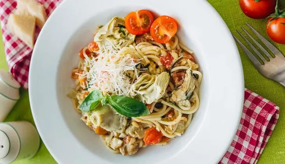 Паста с артишоками