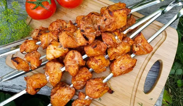 Куриный шашлык на айране