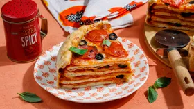 Многослойная пицца-торт