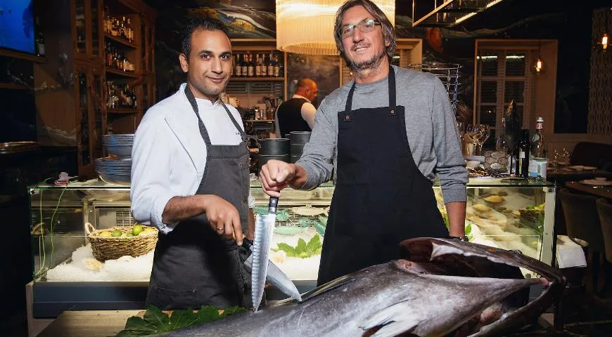 Гала-ужин  с тунцом в  Pescatore 