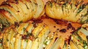 Печеный картофель Гармошка