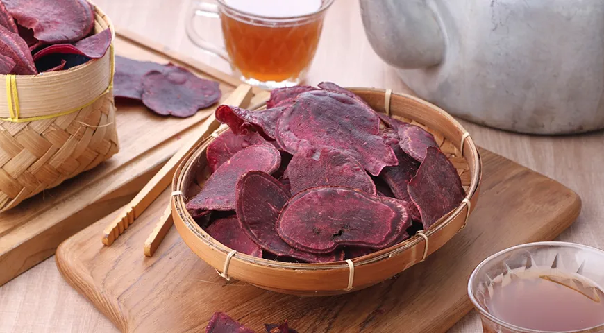 В США фиолетовый картофель — ингредиент для чипсов