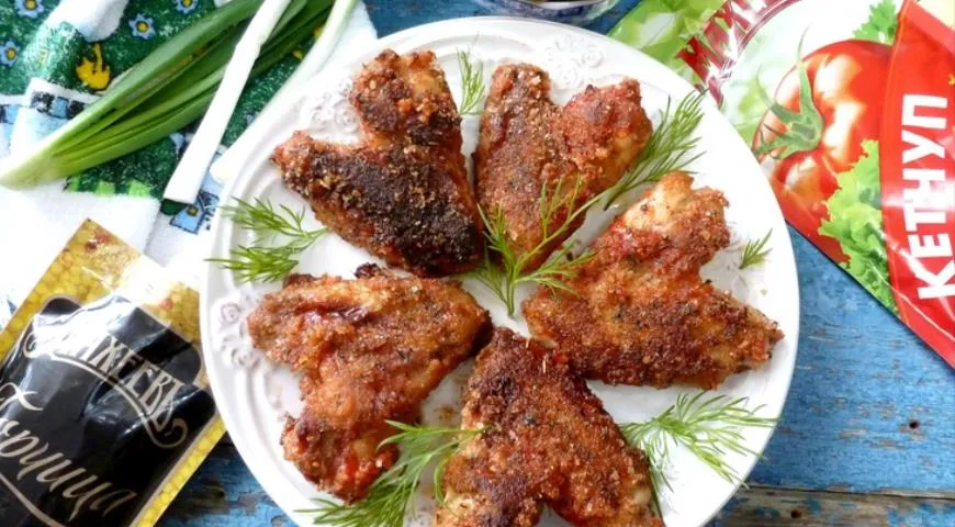 Готовим хрустящие томатные крылышки