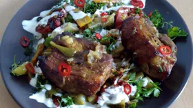 Рецепты с молочной продукцией, свининой и томатами