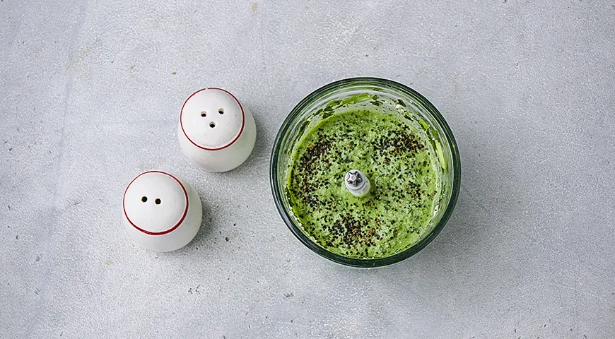 Постный зеленый соус