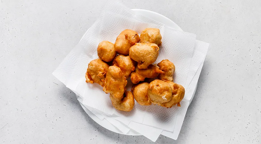 Цветная капуста в хрустящем пивном кляре