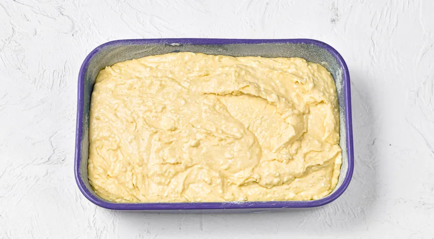 Творожная запеканка с кукурузной мукой