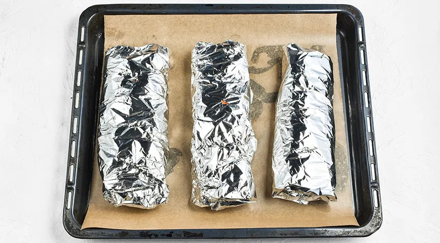 Окунь, запеченный в фольге