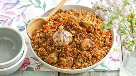 Рецепты с белыми грибами и рисом