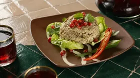 Пхали из баклажанов с грецкими орехами