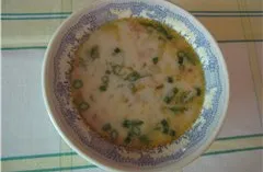Суп из кольраби с сосисками