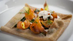 Рецепты с чесноком, яйцом и лососем