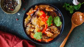 Рецепты с чесноком, баклажаном и томатами