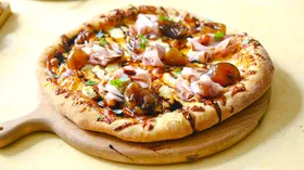 Рецепты с мукой пшеничной, фруктами и сыром Моцарелла