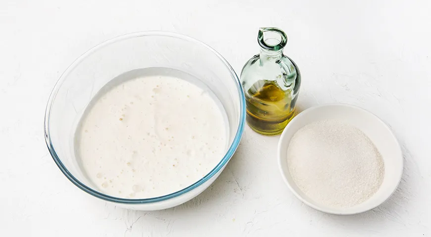 Манник «Зебра» на кефире без яиц