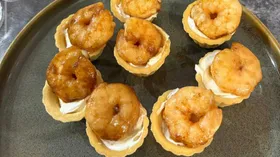 Тарталетки с креветками