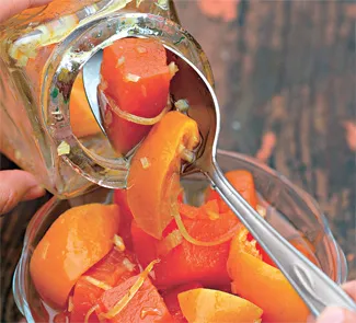 Тыквенный конфитюр с мандаринами