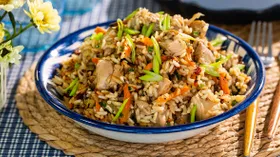 Плов в аэрогриле