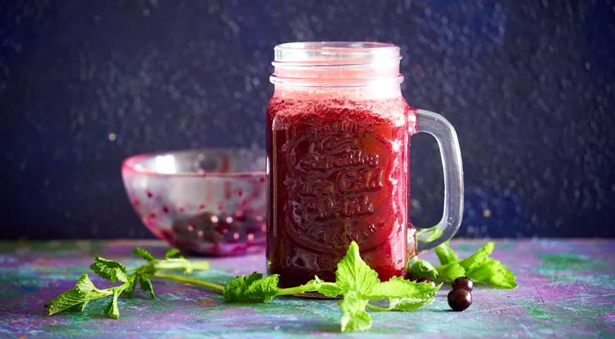 Рецепт Морс из черной смородины