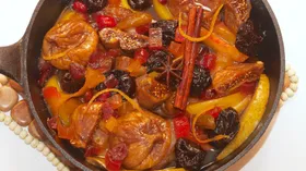 Рецепты с фруктами, коньяком и сухофруктами