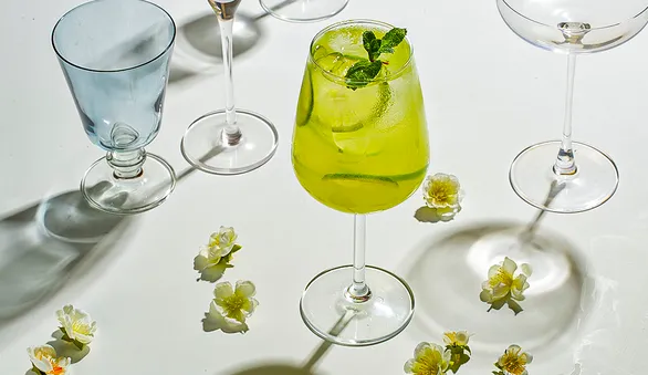 Коктейль с лимончелло и шампанским «Амальфи»