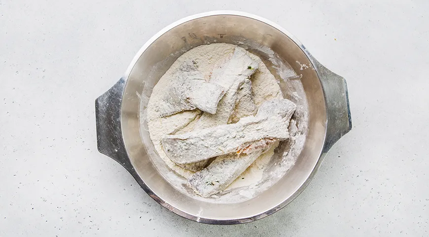 Камбала жареная