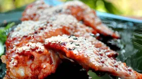 Рецепты с овощами, курятиной и кунжутом