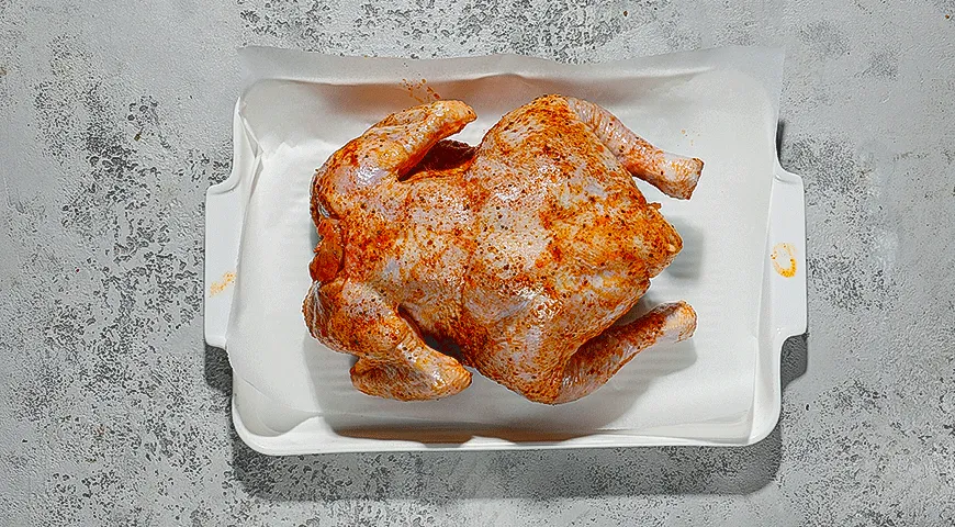 Курица с лимонно- пряным соусом