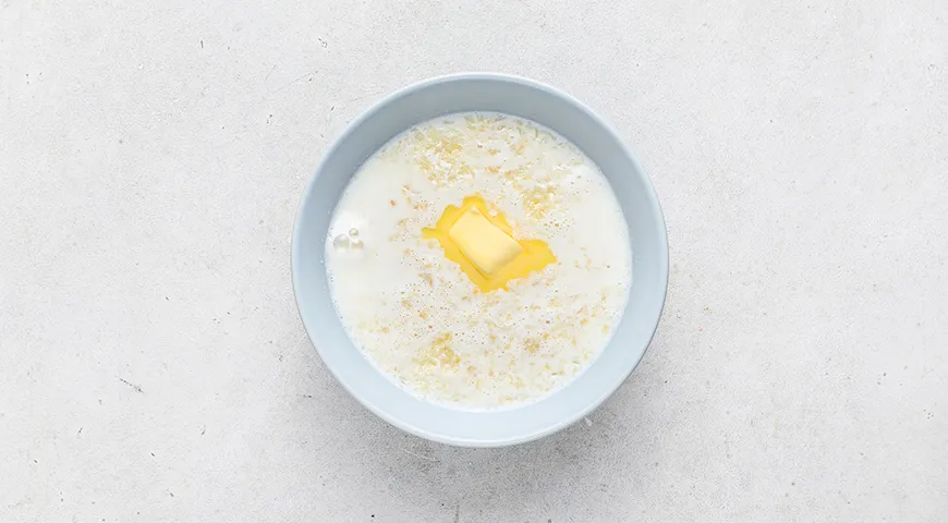 Затирка на молоке