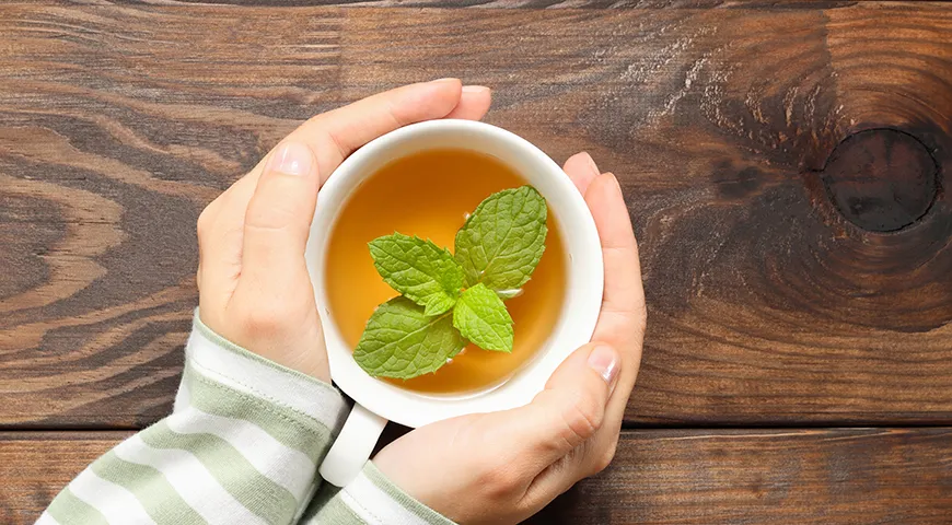 Есть исследования, подтвержающие, что мятный чай помогает при изжоге