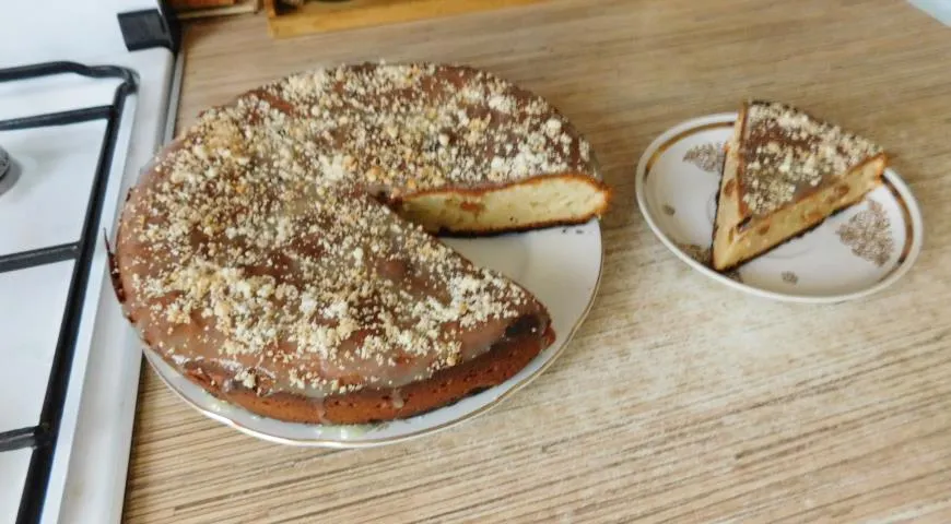 Творожный кекс из мягкого творога в духовке