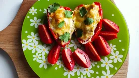 Фаршированный перец праздничный