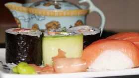 Рецепты с рыбой, огурцом и бобами