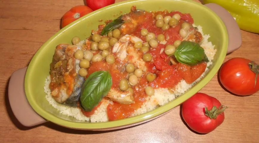 Готовим рыбу по-мароккански с кускусом