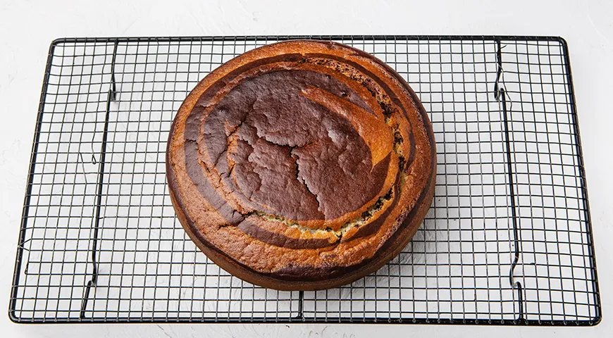 Манник «Зебра» на кефире без яиц