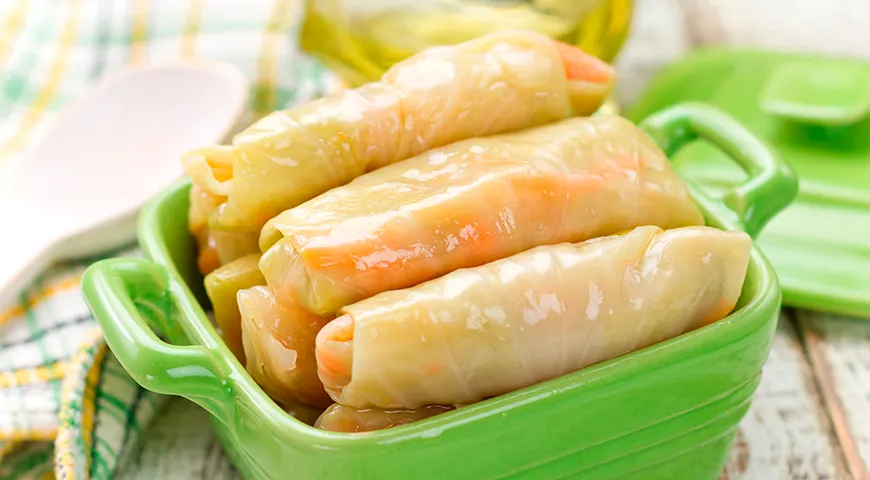 Рецепт жгучих маринованных голубцов с морковью