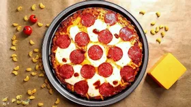 Мак энд чиз пицца - макароны с сыром вместо теста!