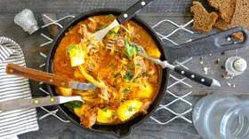 Основное блюдо с укропом