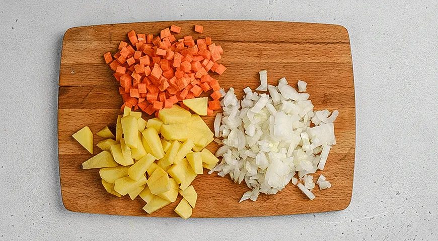 Сырный суп с ребрышками