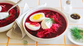 Рецепты с мясной гастрономией и свёклой