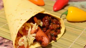 Рецепты с овощами, фасолью красной и мясной гастрономией