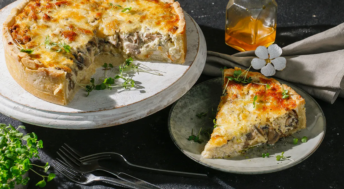 Горячие закуски с грибами